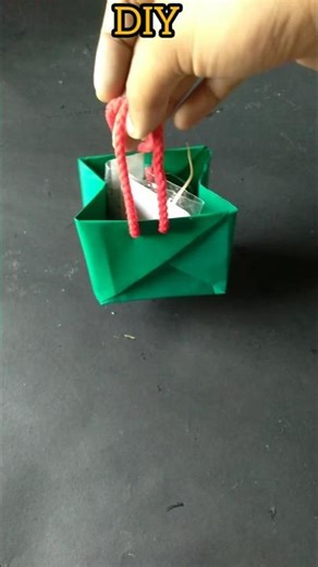 DIY Mini Gift Bag | Easy Paper Craft Idea| #diy #craft #shorts