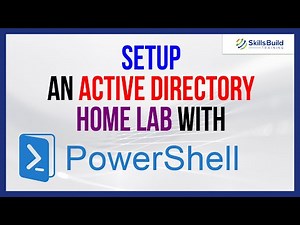 🔥 How to Setup a Basic Active Directory Home Lab Using VirtualBox | Add Users With PowerShell
