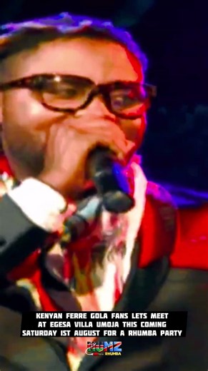 Ferre Gola singing Madilu system Prière song during “nuit des oeuvres” in 2012,