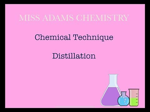Chemical Technique: Distillation