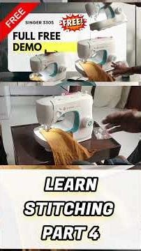 SINGER 3305 MACHINE DEMO #shorts