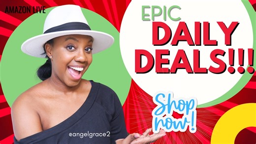Watch Today’s Best DEALS! Live with Angel on Amazon Live