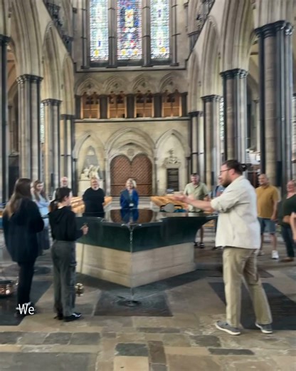 Our Font Service is back⛲ Looking for a worshipping community that’s relaxed, playful, and creative? Join us at 9am every Sunday by the Cathedral Font for a unique journey of faith and fellowship. Each week, we gather to give thanks to God and then move into a new space for worship — from singing in the Chapter House, to praying with lolly-sticks by the "Bug Cathedral", to hearing stories at Sarum College. 👶 Child-friendly and open to all 🙏 Informal worship 😇 No prior experience necessary We 