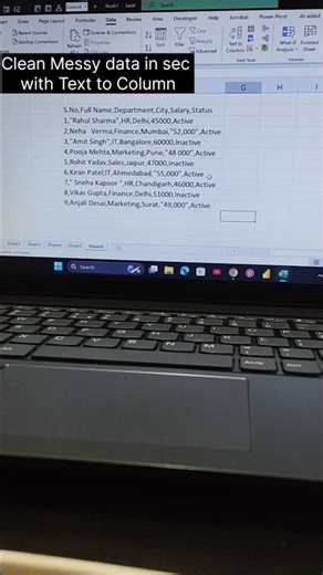 From Messy Data to Clean Data in Excel | Text to Columns Method