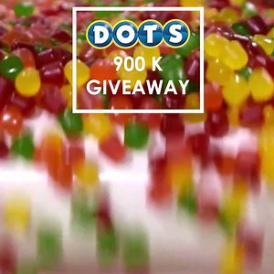 GIVEAWAY IS NOW CLOSED. Thank you for helping us get to 900K! Enter for a chance to win one Super-Size box of DOTS here: https://dots900kgiveaway.pgtb.me/mCZxMX 50 lucky winners will be randomly selected & notified on 8/28/17. Good luck! | DOTS