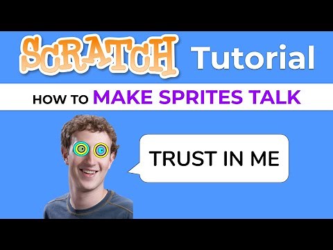 Scratch - How To Make Sprites Talk