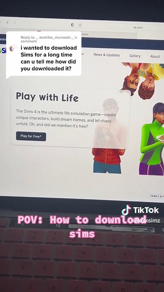 Lexx 🤍 (@lexxsimz) - How to Download The Sims 4 on Mac and PC