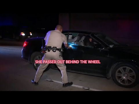 SHE PASSED OUT BEHIND THE WHEELS