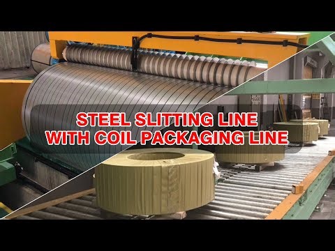 Full Automatic Steel Coil Slitting Machine With Auto Package Line | Precision Slitting Line