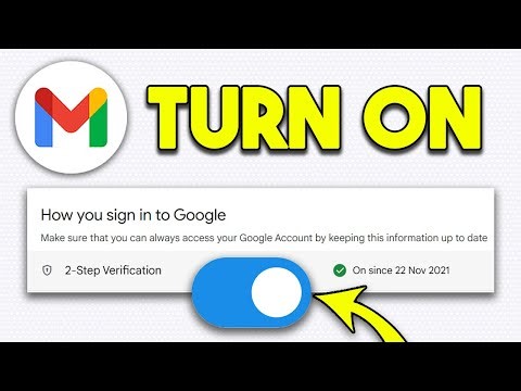 How to Turn on 2-Step Verification in Gmail