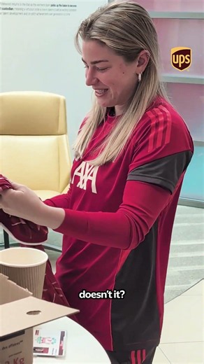 Unboxing the new home shirt with ‪@UPS‬ 📦