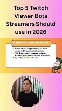 Top 5 Twitch Viewer Bots Streamers Should Use in 2026 (Fast Growth)