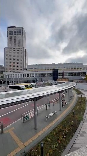 [Shinkansen🚄Construction] Scenery of the north exit of JR Sapporo Station October 17, 2025