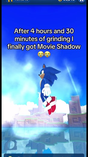 Unlocking Movie Shadow in Sonic After Hours of Play