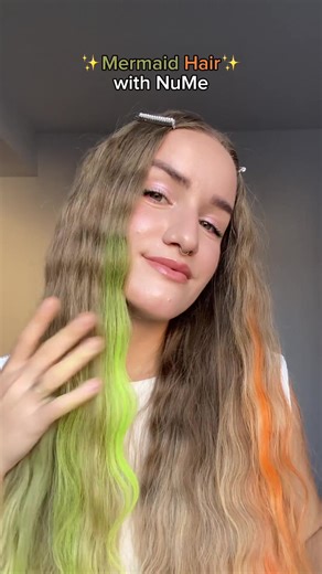 Dive into the mystical depths of hair sorcery! 🧜♀️✨ Unveil your inner sea siren with our hauntingly beautiful mermaid hair tutorial—because this Halloween, let your locks cast a bewitching spell! 🎃🌊 #NuMeStyle #NuMeHair #HairToolMastery #ProHairSolutions #NuMeBeauty #NuMeStyle #StylingWithNuMe #GorgeousHairEveryday #HairGameStrong #NuMeHairCare #SalonQualityAtHome #HairPerfection | NuMe Hair Styling Products