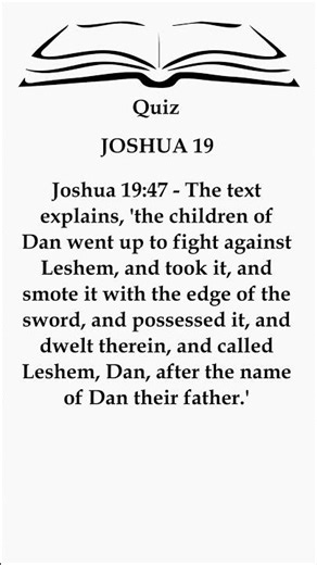 Dan's Mighty Conquest! 🔥 From Leshem to Dan: A Bible Story (Joshua 19)