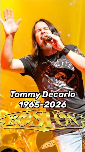 BOSTON LEAD SINGER DIES AT 60 #tommydecarlo