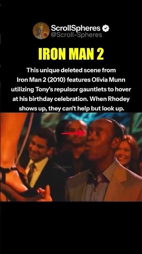 The Deleted Iron Man 2 Scene With Olivia Munn