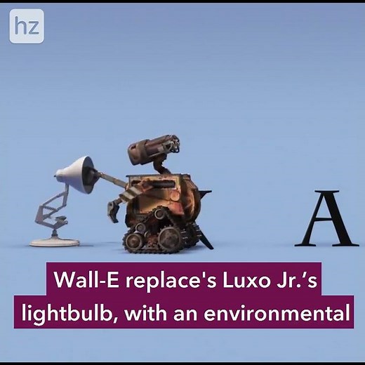Wall-E (2008) Fact / Luxo Jr.’s Lightbulb