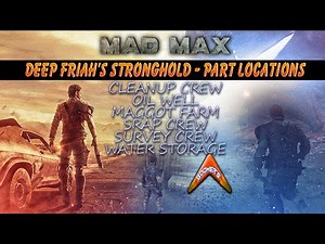 Mad Max – Deep Friah Project Parts Locations Guide