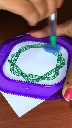 Oddly Satisfying Spirograph Drawing You Can’t Look Away From! 😍✍️ #ひまつぶし #スピログラフ #Art #shorts