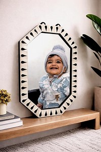 Handcrafted Octagonal Inlay Mirror Frame - Etsy Australia