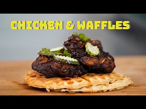 How to Make The Best Chicken and Waffles | Homemade Chicken and Waffles Recipe | Juicy Fried Chicken