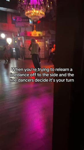This is taking me out. I honestly forgot that people bolt across the floor for this one😭 #linedance #fyp #dance