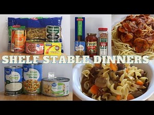 SHELF STABLE PANTRY MEALS | EMERGENCY PREPPER MEALS | PANTRY CHALLENGE | BUDGET MEALS | EPISODE 1