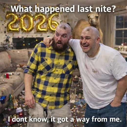 Happy New Year, enjoy your morning from the boys. And hopefully you can find everything you should up with.