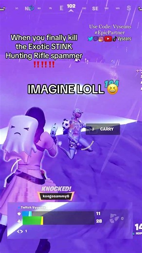 When you finally kill the Exotic STINK Hunting Rifle spammer ‼️‼️‼️ (Lawless Stink Rifle) but... 😰