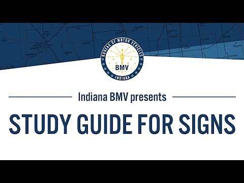 2024 Indiana BMV Knowledge Exam - Signs