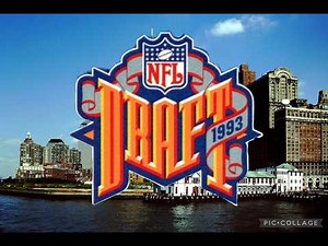Quick Video 1993 NFL Draft: ESPN Drew Bledsoe Willie Roaf Jerome Bettis & Michael Strahan! Reacting!