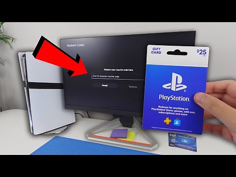 How to REDEEM PLAYSTATION GIFT CARD on PS5 (EASY METHOD)