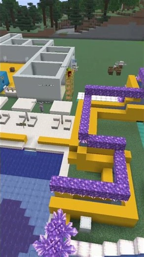 Water Park #minecraft #minecraftbuilding #gaming #waterpark #summer #aquapark #waterslides #swimming