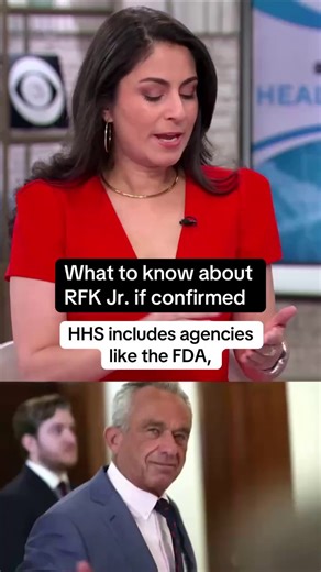 84K views · 410 reactions | What would Robert F. Kennedy control if confirmed as the head of the Department of Health and Human Services? Dr. Celine Gounder says a lot of what he talks about, including regenerative agriculture and environmental toxins, would not be under his purview. https://cbsn.ws/3EpBIMC | CBS Mornings | Facebook