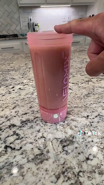 VELOMIX Electric Protein Shaker Bottle — 24 oz USB-C Rechargeable