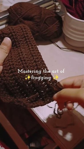 My Favorite Mistake #crochet #crochetcrosai #trending #beginner #crochettutorial #frogging