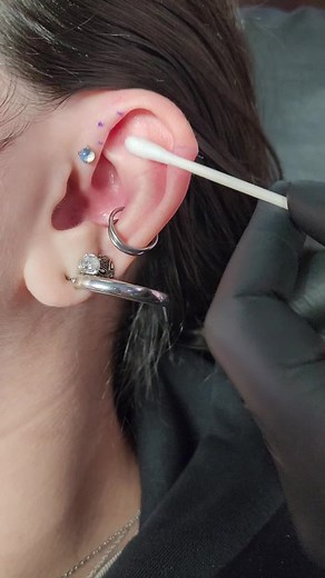 Forward Helix Piercing Process Explained | Kewi's Piercings