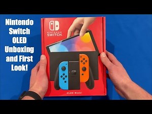 Nintendo Switch OLED Unboxing and First Look