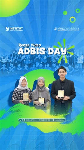 Institut Digital Ekonomi LPKIA on Instagram: "ADBIS DAY bukan sekadar acara, tapi panggung prestasi, kolaborasi, dan semangat bertumbuh. Recap momen seru yang mempertemukan ide, karya, dan talenta terbaik ADBIS IDE LPKIA 💙💚 ----- 🏫 Data Science & Big Data • Software Engineering • Information Technology • Komputerisasi Akuntansi • Digital Bisnis • Desain Komunikasi Visual (DKV) • Digital Business Administration • E-Commerce & Digital Marketing • Financial Technology • Digital Accounting & Tax 
