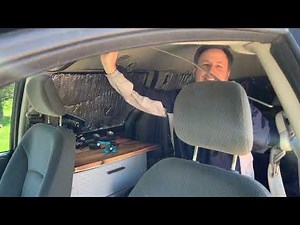 Privacy Blackout Curtain for a Cheap Minivan Camper Van