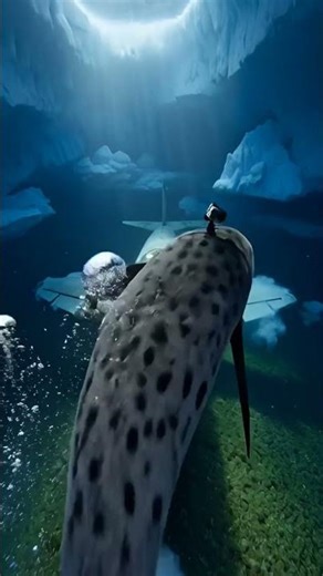 A Seal’s GoPro Found Something Huge Under Arctic Ice. #seal #wildlife #trending #viral #adventure