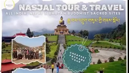 🌸 Nasjal Buddhist Pilgrimage Tour 2025-26🌸 Embark on a soulful journey across India, Bhutan & Nepal — tracing the sacred footsteps of the Buddha. 🕊️ Experience peace, comfort, and connection with: ✨ Deluxe accommodation 🍲 3 times Ladakhi traditional meals ☕ Refreshing tea & snacks 🧭 Guided by experienced tour leaders Let this journey bring you closer to serenity and self-discovery. 🙏 📍 Join us this year and be part of a spiritual adventure of a lifetime! Limited seats 📱9103094734 / 84930