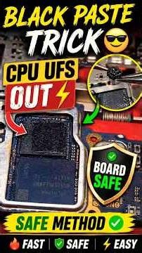 Redmi Note 9 Pro Max Ka CPU UFS Bina Flux Remove