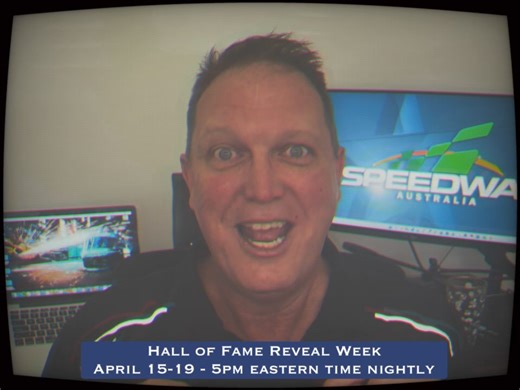 THE MOST EMOTIONAL WEEK OF THE YEAR STARTS MONDAY APRIL 15! After the amazing response to last year's Hall of Fame reveal videos, we're doing it again in 2024! Get the tissues ready from next Monday, April 15 at 5 pm Eastern time on our social media platforms . | Speedway Australia