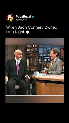 Nobody Handled Late Night Quite Like Sean Connery 😎 #seanconnery #celebritymoments