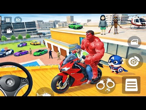 Franklin & Shinchan Found Mega Ramp Challenge 💥😱 Mega Ramp Hulk Squid 💥 Indian Theft Auto Simulator
