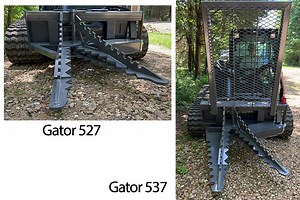 Gator 525 & 535 Tree Puller for John Deere 400 & 500 Series Quick Attach