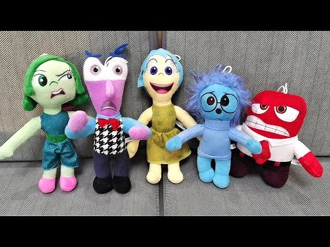 Inside Out 2 Plush Unboxing - Joy, Sadness, Anger, Fear, Envy